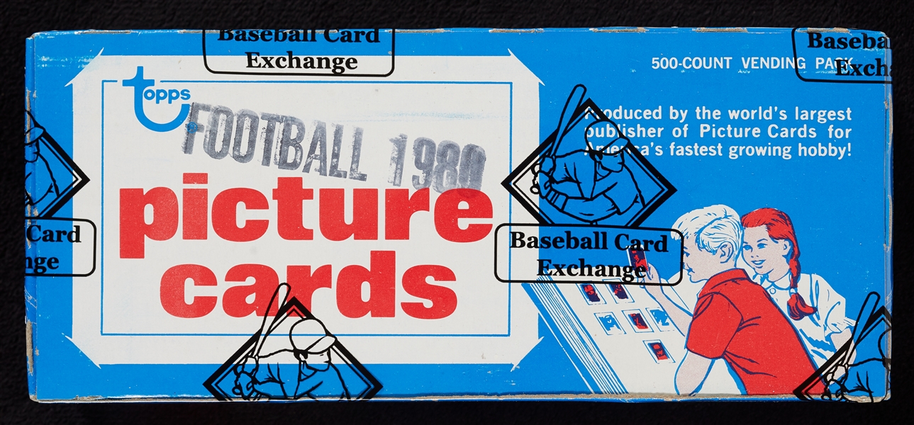 1980 Topps Topps Football Vending Box (500) (Fritsch/BBCE)