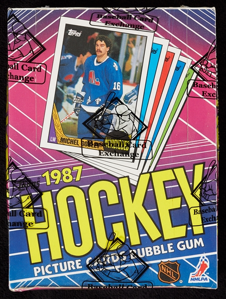 1987 Topps Hockey Unopened Wax Box (36) (Fritsch/BBCE)