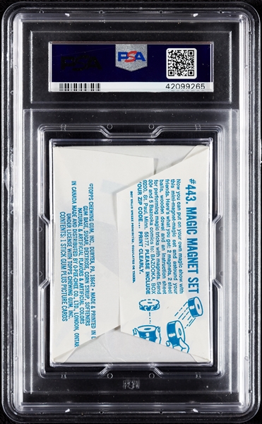 1972 Topps Football Wax Pack - Johnny Unitas Top Graded PSA 9)