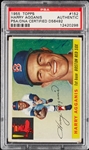 Harry Agganis Signed 1955 Topps No. 152 (PSA/DNA)
