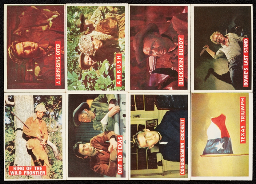 Massive Group of 1956 Topps Davy Crockett, Full Set, Near Sets and Partial (387)
