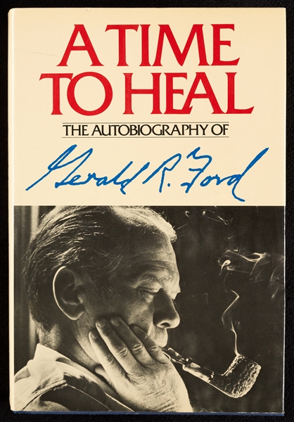 Gerald Ford Signed A Time To Heal Book (BAS)