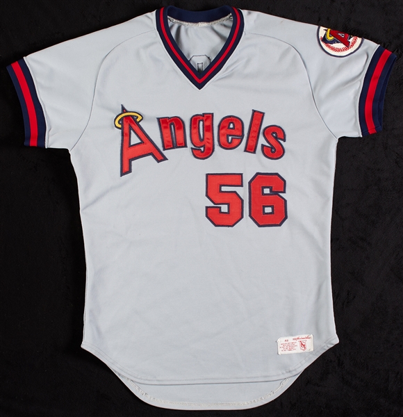 1987 California Angels Jack Fimple Game-Worn Road Jersey