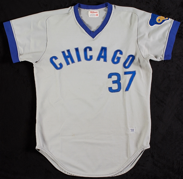 1973-74 Chicago Cubs Hank Aguirre Road Jersey