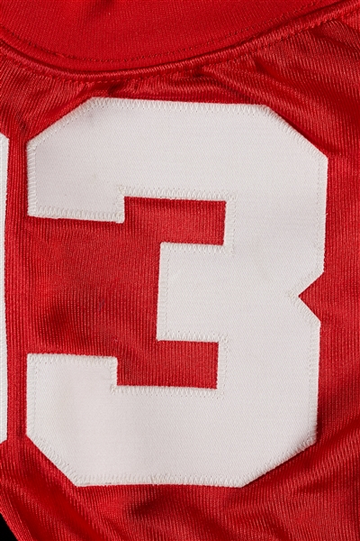 1996 Ohio State Randy Home Game-Worn Red Home Jersey