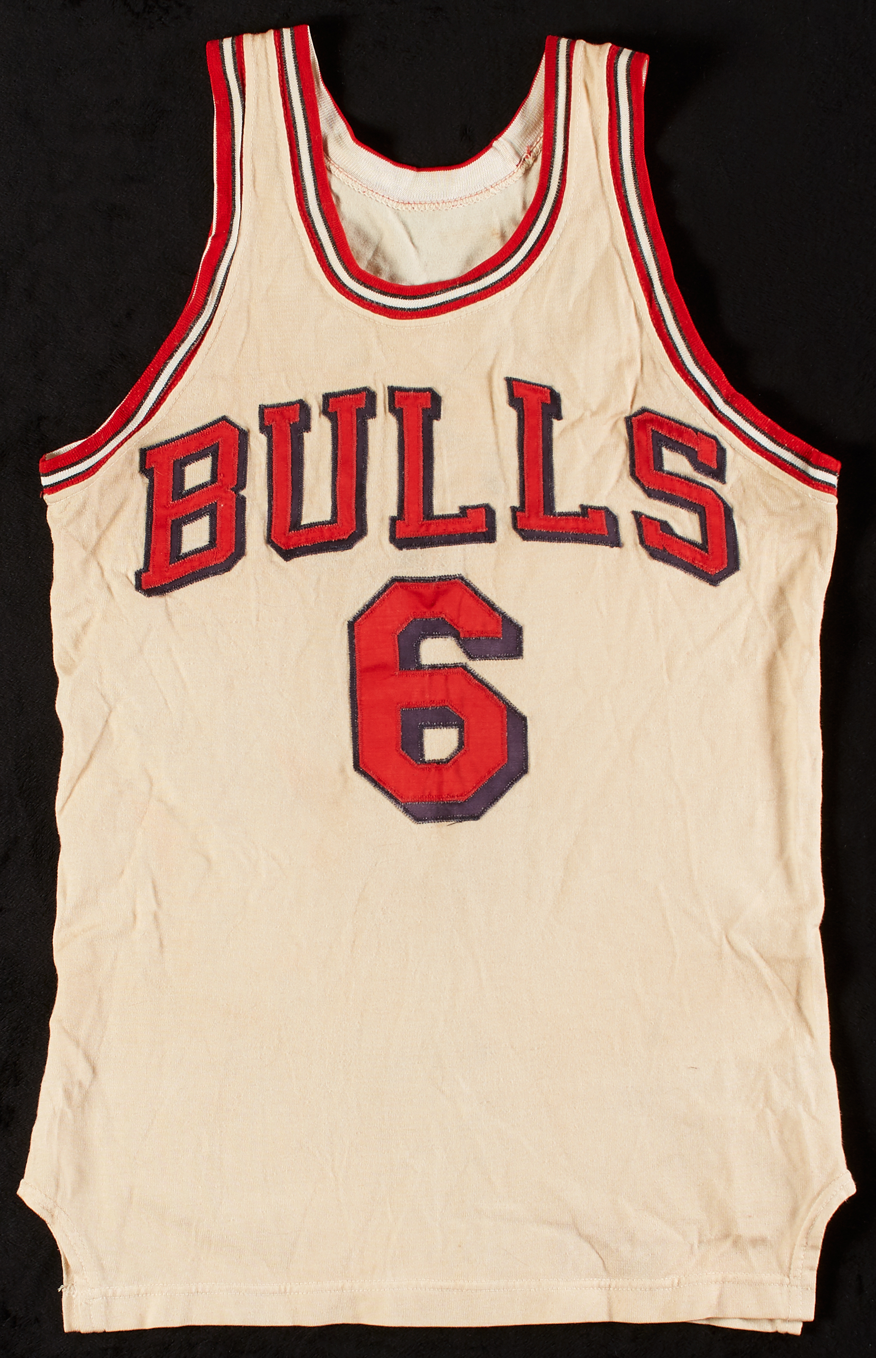 Lot Detail - 1966-67 Chicago Bulls Gerry Ward Game-Worn Home Jersey