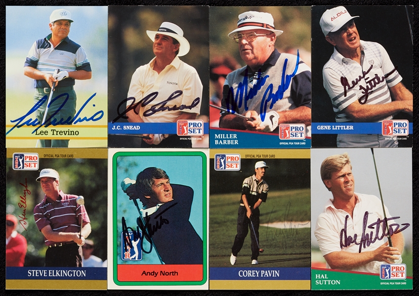 Signed Golf Card Hoard with Arnold Palmer (600+)