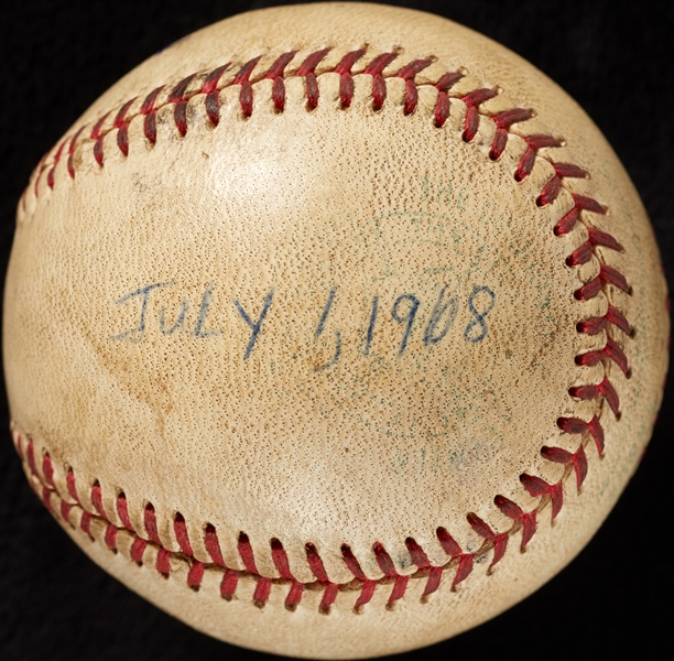 Mickey Lolich Career Win No. 72 Final Out Game-Used Baseball (7/1/1968) (BAS) (Lolich LOA)
