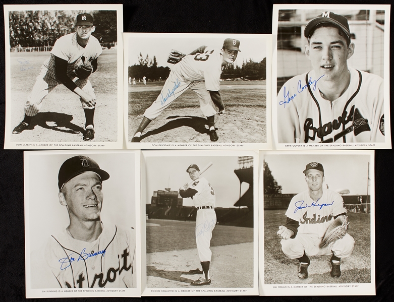 Signed Spalding Advisory Staff 8x10 Photo Group with Maglie, Drysdale (13)