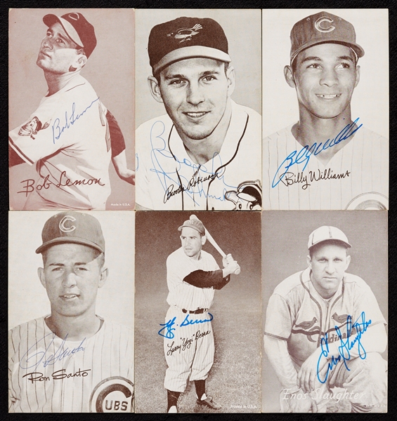 Signed Exhibit Card Collection with Boyer, Berra, Drysdale (57)