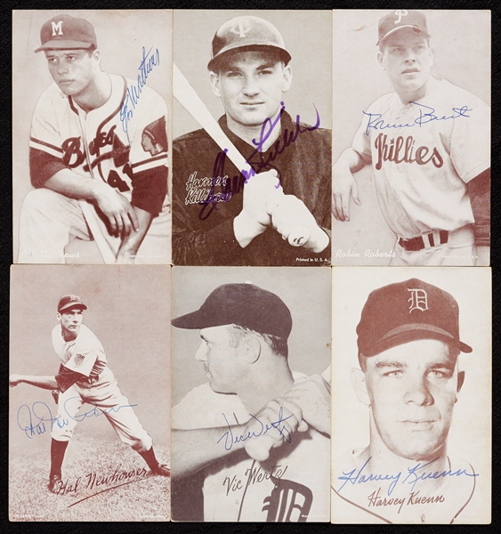 Signed Exhibit Card Collection with Boyer, Berra, Drysdale (57)