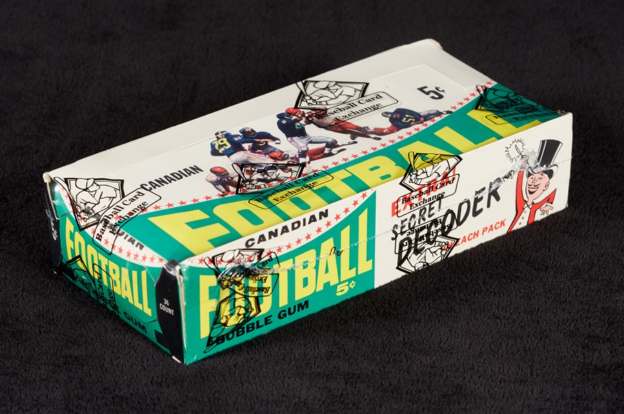 1964 O-Pee-Chee Canadian Football Wax Box (36) (BBCE)