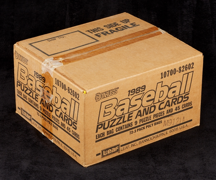 1989 Donruss Baseball Rack Pack Case (3/24)