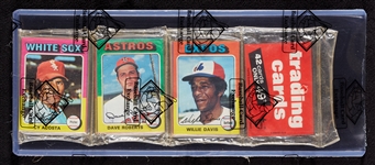 1975 Topps Baseball Rack Pack (BBCE)