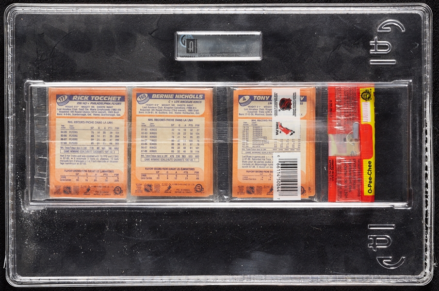 1988 O-Pee-Chee Hockey Rack Pack (Graded GAI 8.5)