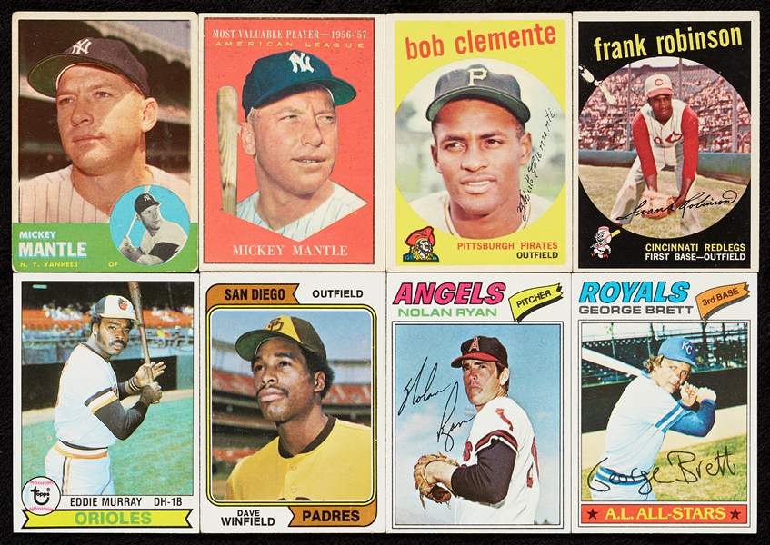 Enormous 1955-75 Mostly Baseball Group, Hundreds of HOFers, Some FB and Hockey HOFers (3,700)