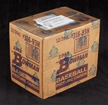 1993 Bowman Baseball Wax Case (12/24) (BBCE)