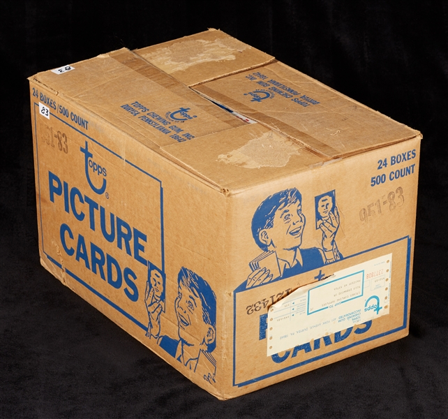 1983 Topps Baseball Vending Case - Each Box Wrapped (24) (BBCE)