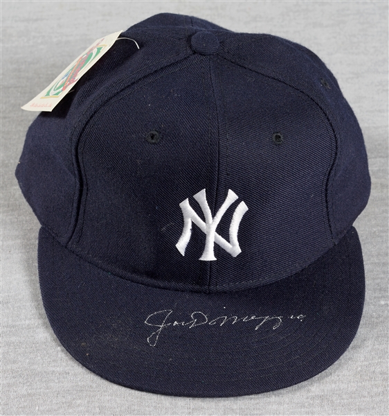 Joe DiMaggio Signed Yankees Cap (BAS)