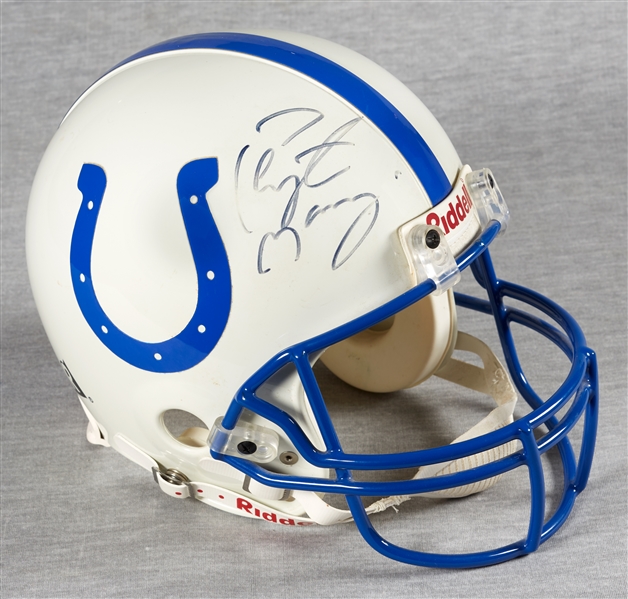 Peyton Manning Signed Colts Full-Size Helmet (BAS)