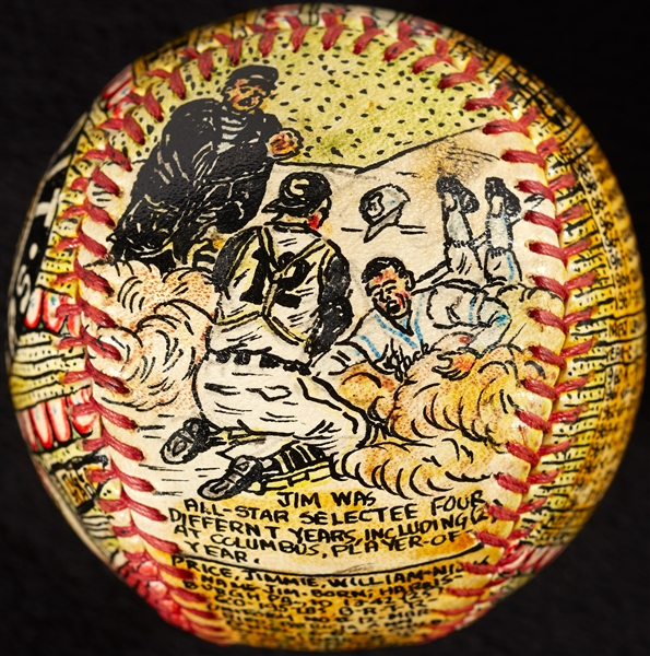 1968 George Sosnak Folk-Art Baseball