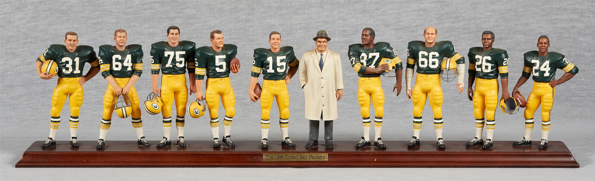1966 Green Bay Packers Danbury Mint Figures (10)