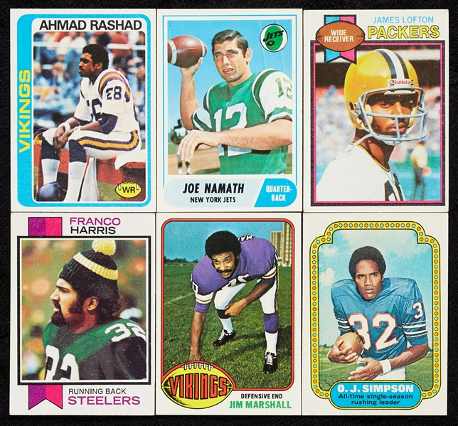 Huge Group 1957-79 Topps Football, HOFers, Specials (4,800)