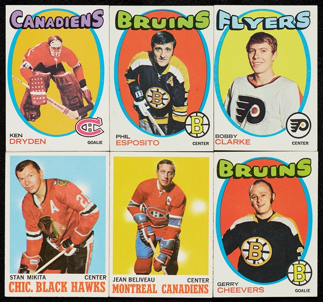 1969, 1970 and 1971 Topps Hockey Grouping, Three Dozen HOFers (190)