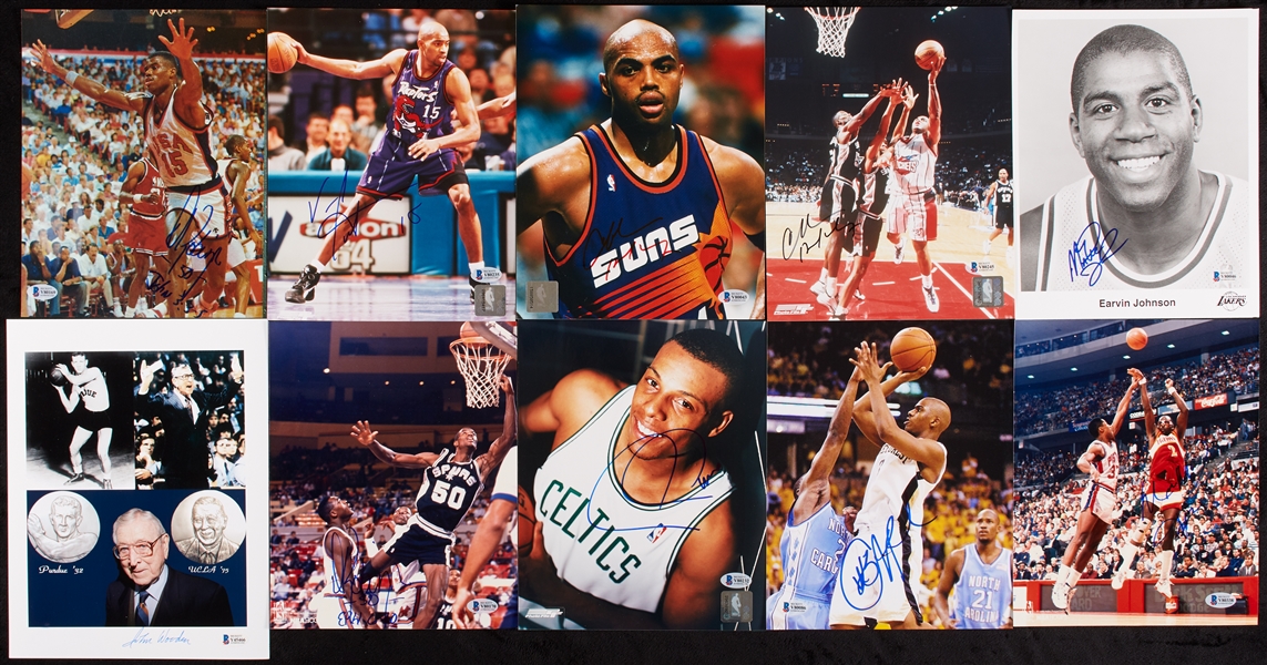 Signed Basketball Pro & College 8x10 Photo Group (850)