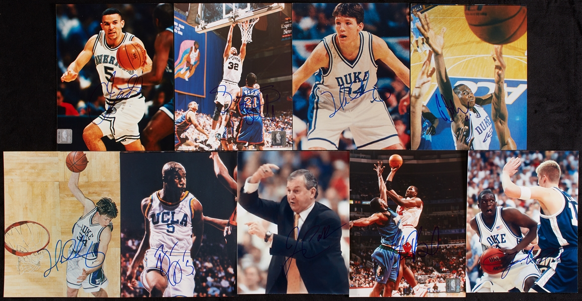 Signed Basketball Pro & College 8x10 Photo Group (850)