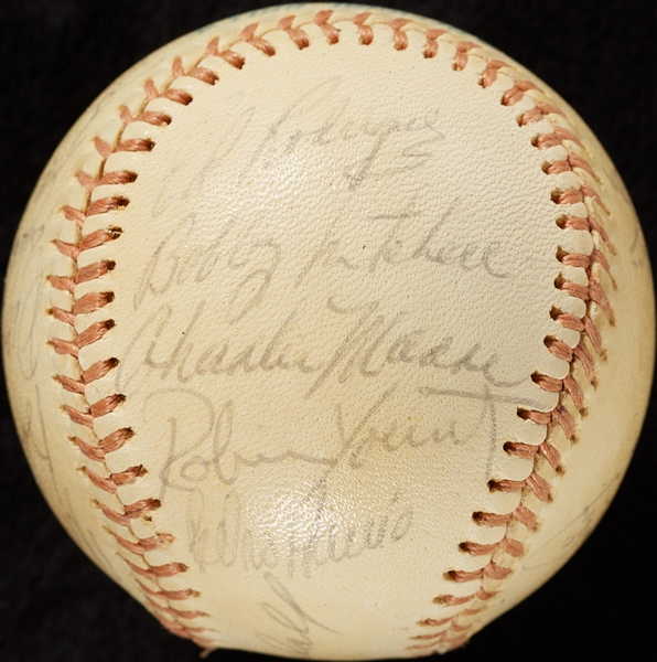 1974 Milwaukee Brewers Team-Signed Baseball with Robin Yount Rookie Auto (BAS)