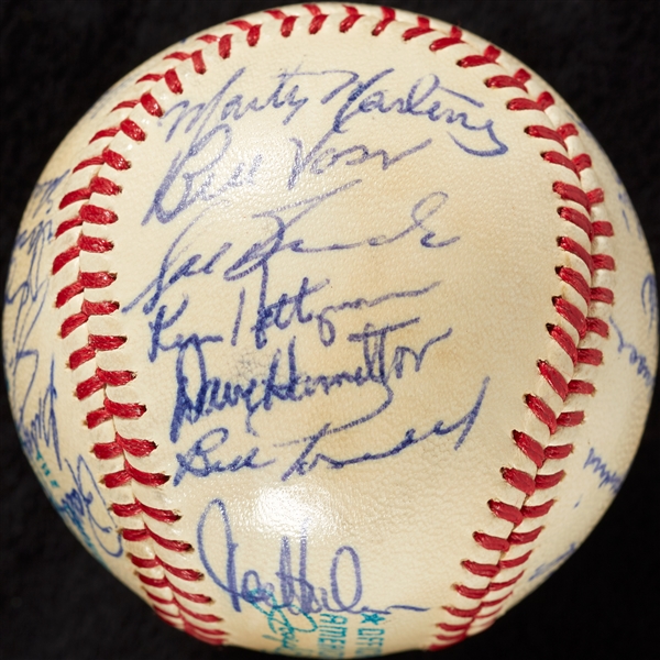 1972 Oakland A's World Champs Team-Signed Baseball (BAS)