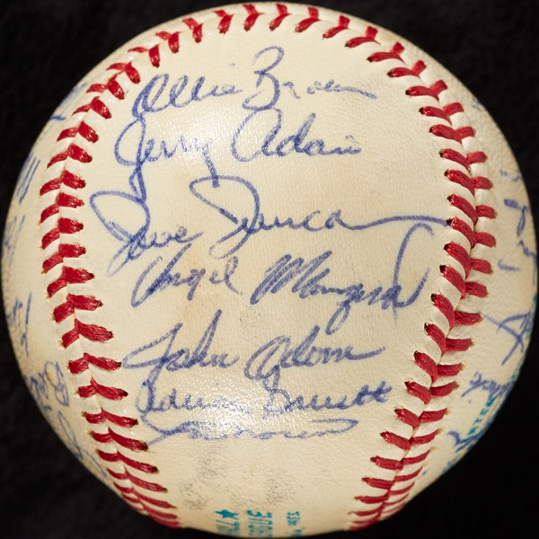 1972 Oakland A's World Champs Team-Signed Baseball (BAS)