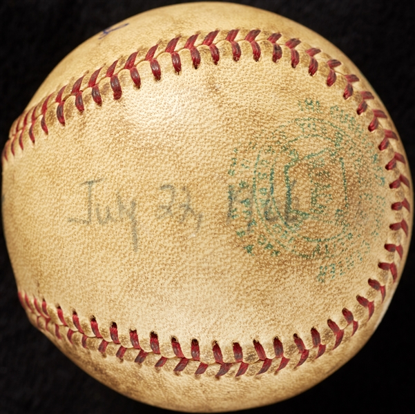 Mickey Lolich Career Win No. 46 Final Out Game-Used Baseball (7/22/1966) (BAS) (Lolich LOA)