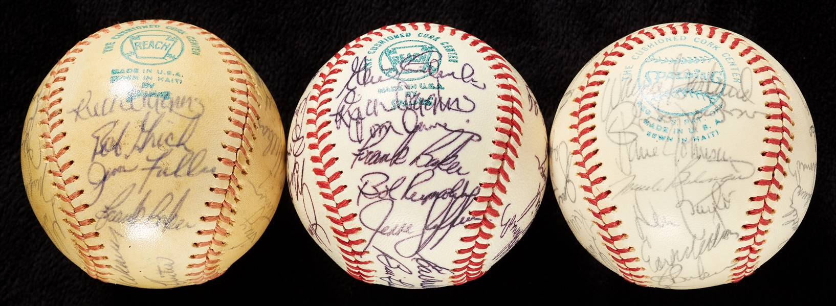 1974 Baltimore Orioles Team-Signed Baseballs Group (3)