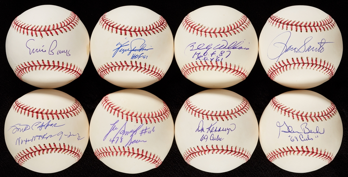 Chicago Cubs Single-Signed Baseball Collection (45)
