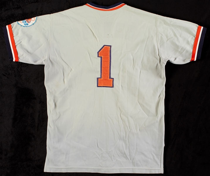 1972 Salty Parker Astros Game-Worn Road Gray Knit