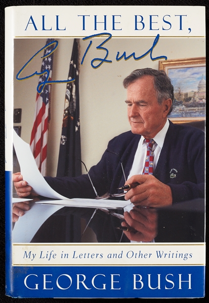 George Bush Signed All The Best Book (BAS)