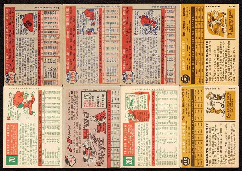 1957-64 Topps Baseball Group With Stars (1,300)