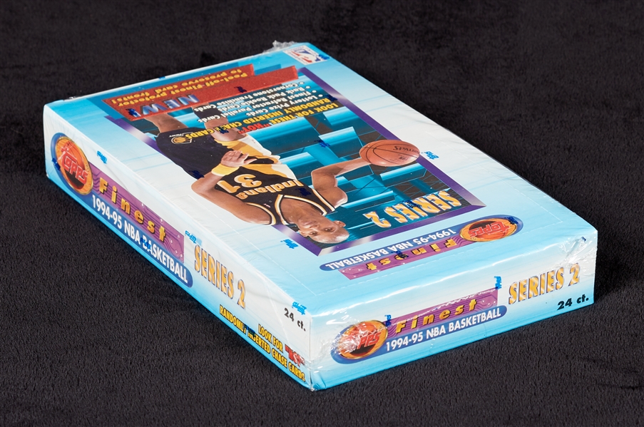 1994-95 Finest Series 2 Basketball Wax Box (24)