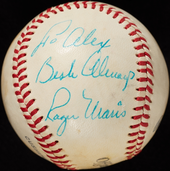 Roger Maris Single-Signed Rawlings Baseball (Graded PSA/DNA 7)
