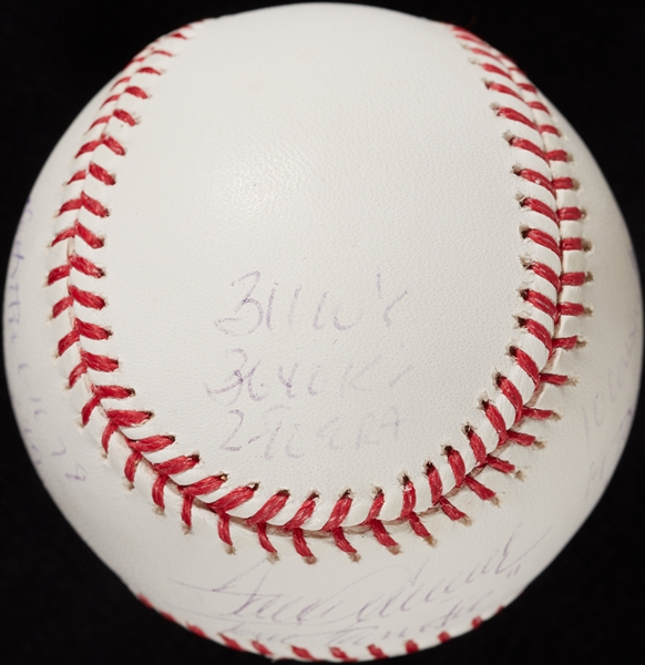 Tom Seaver Single-Signed STAT ONL Baseball 