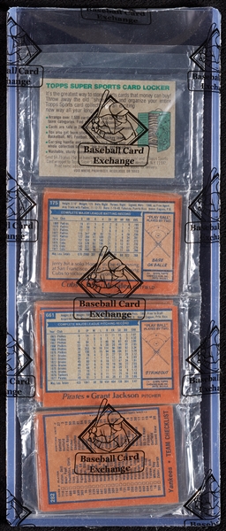 1978 Topps Baseball Rack Pack (BBCE)