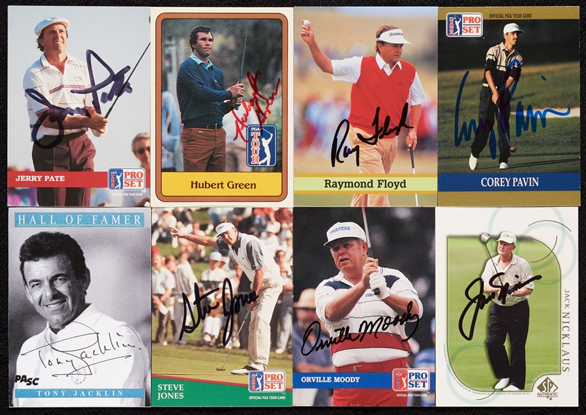 US Open Golf Winners Signed Card Group with Jack Nicklaus (28)