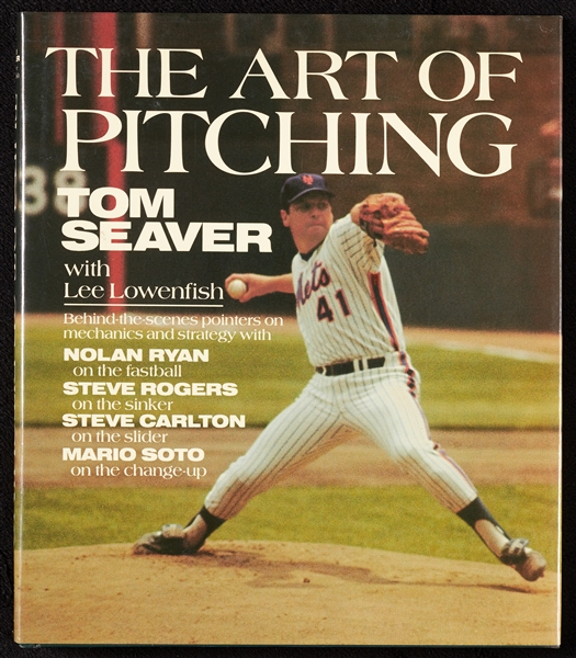 Tom Seaver Signed The Art of Pitching Book (BAS)