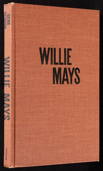 Willie Mays Signed Willie Mays Book (BAS)