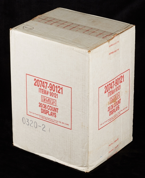 1990-91 SkyBox Series 1 Basketball Wax Box Case (20)