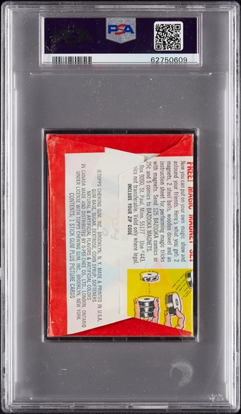 1967 Topps Baseball 4th Series Wax Pack (Graded PSA 6)
