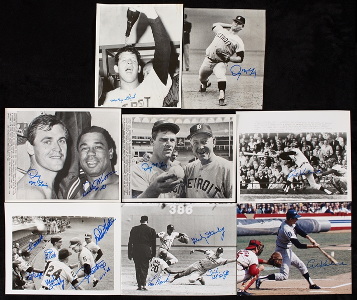 1968 Detroit Tigers Signed Photo Collection (68)