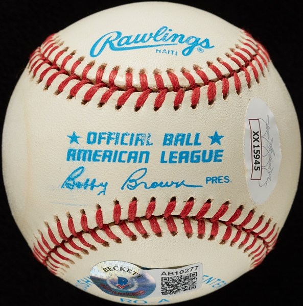 Mickey Mantle Single-Signed OAL Baseball (JSA) (Graded BAS 9)